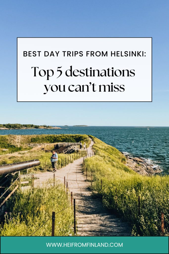 5 best day trips from Helsinki, Finland – top towns to visit on a day trip.
