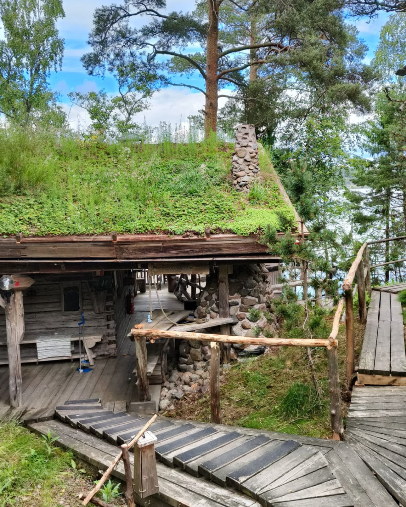 Herrankukkaro surrounded by the natural beauty of the Finnish archipelago.