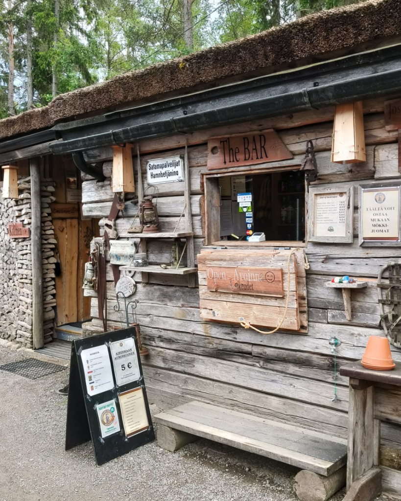 Traditional buildings at Herrankukkaro in the Finnish archipelago.