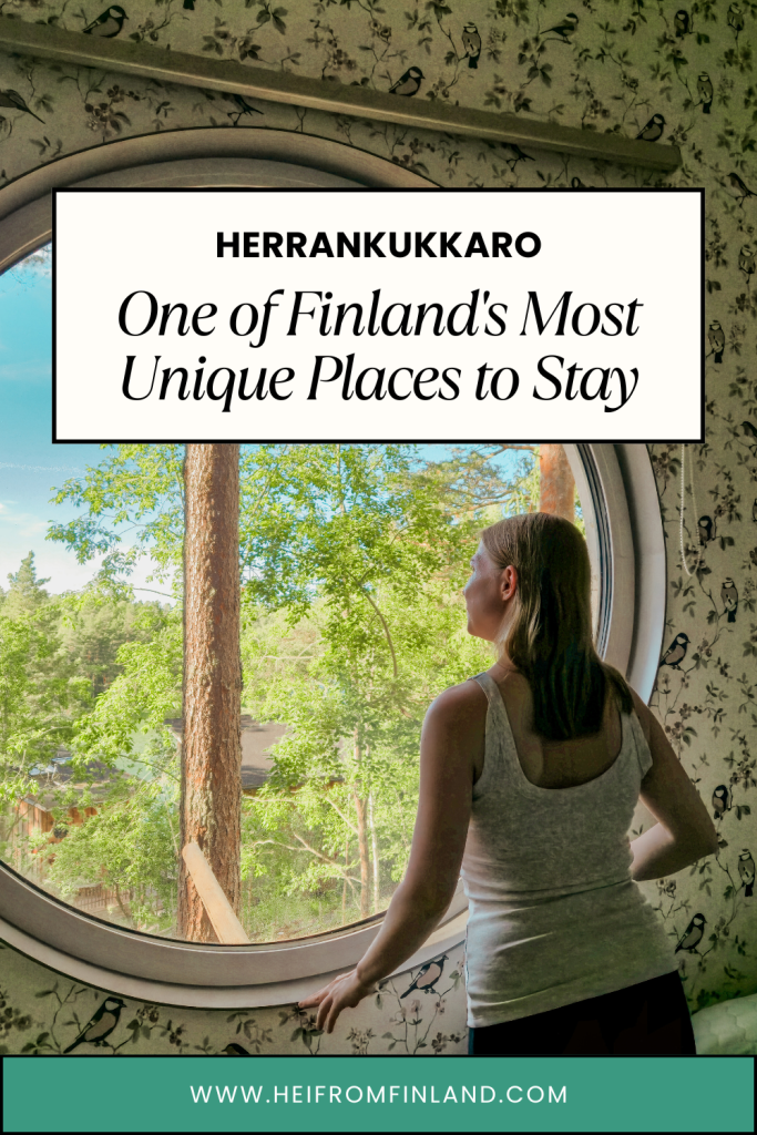 Herrankukkaro, one of the most unique places to stay in Finland.