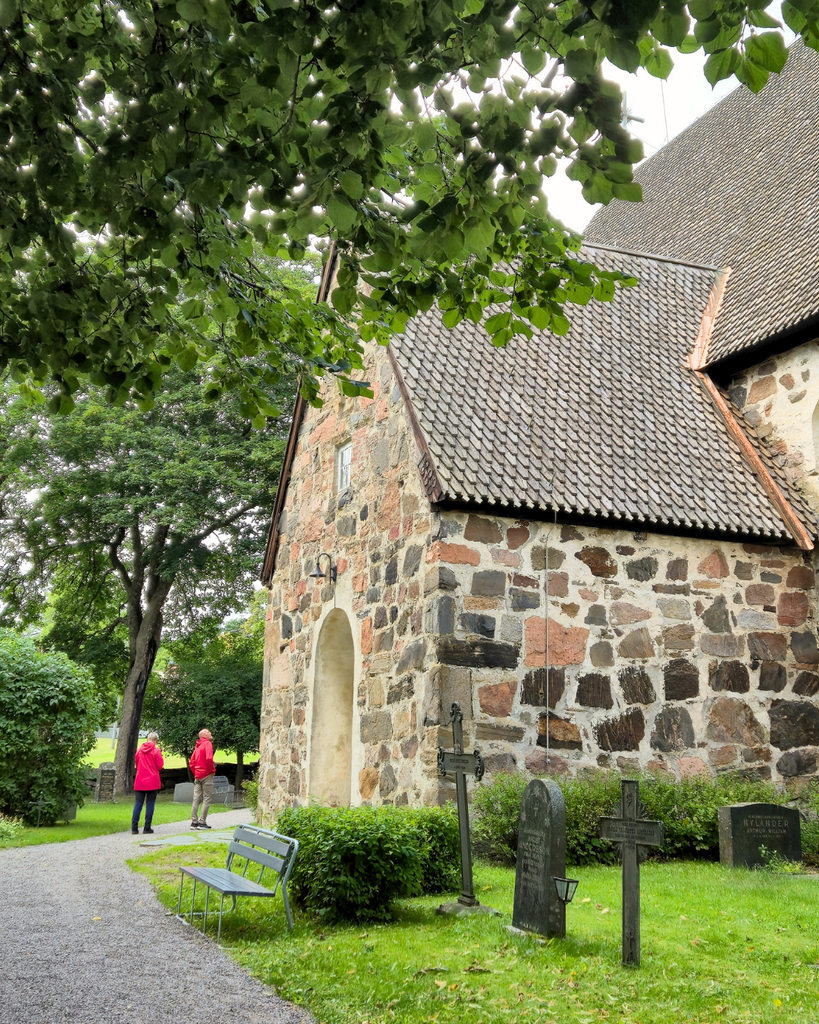 Nauvo Church in the village of Nauvo, Finland.