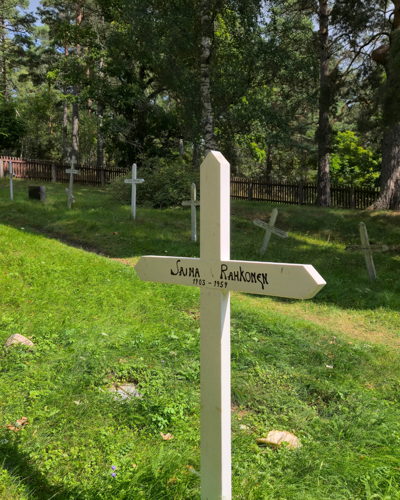 Historic cemetery on Seili Island in the Finnish Archipelago.