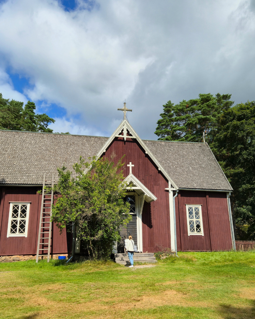 Historic Seili Church on Seili Island in the Finnish Archipelago.