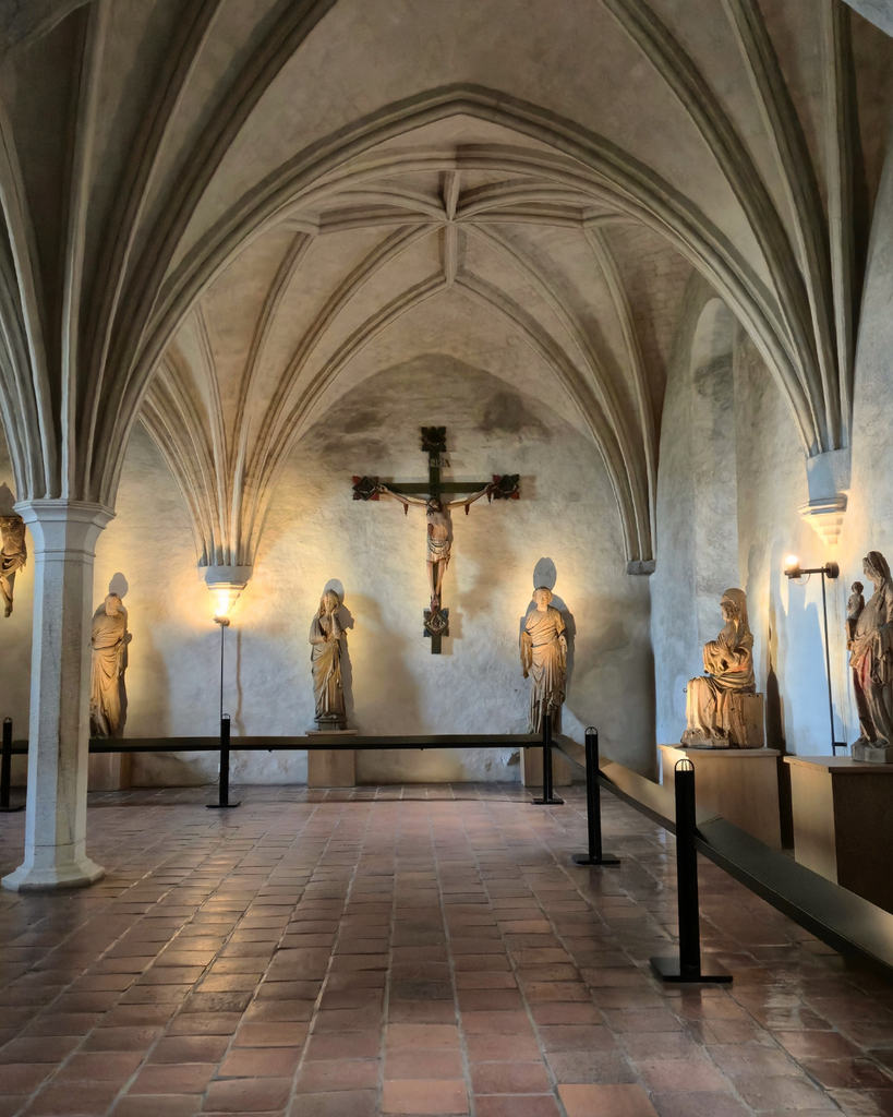 Historic interior of Turku Castle in Turku, Finland.